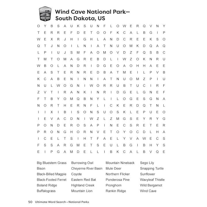 Fox Chapel Publishing - Wholesale Coloring & Activity Book - Adult - Ultimate Word Search National Parks -Large Print Puzzle Book4