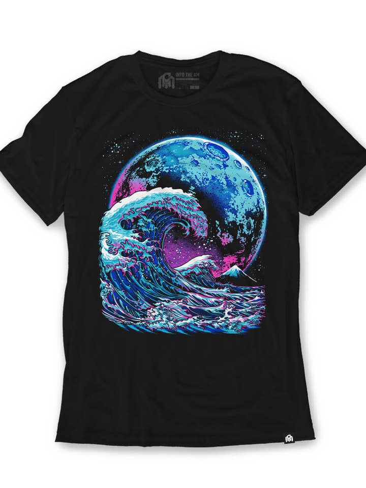 Men's Graphic Tee - Glow T-Shirt (Tidal Surge) for wholesale by INTO THE AM
