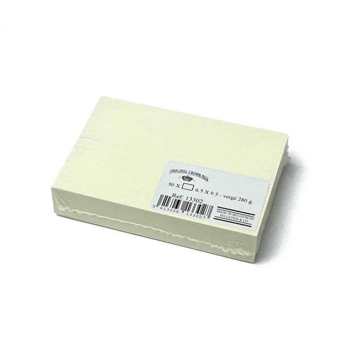 Royal Posthumus – wholesale Stationery/notecard set – Crown Mill | 50 cards | vergé | 9.5 x 6.5 cm | 5 colors4