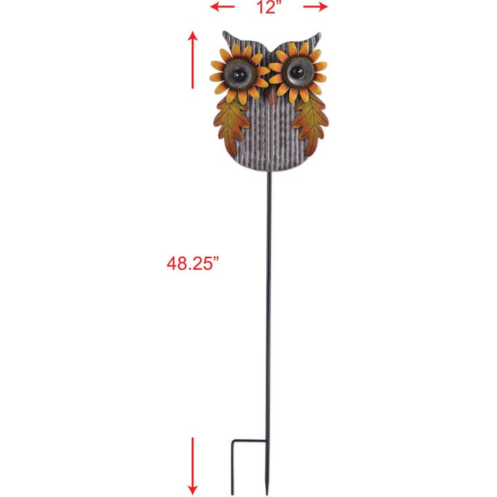 Sunset Vista Designs - Wholesale Garden/Lawn Stake - Owl Stake 48"2