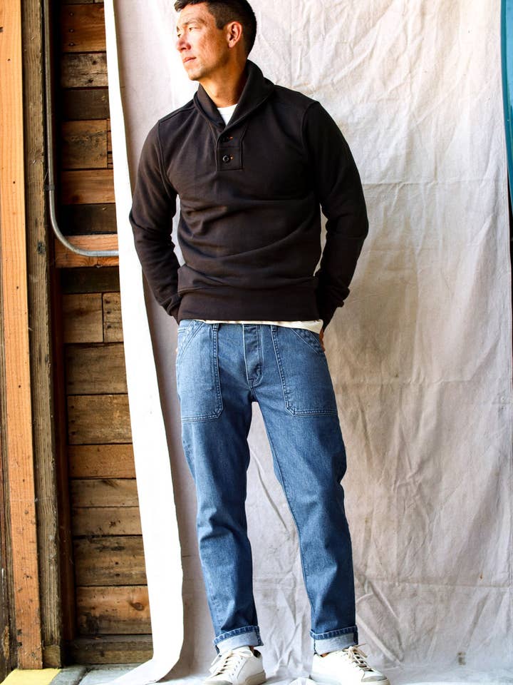 Scout Jean | Salt Wash Denim Military Pant for wholesale on Faire9