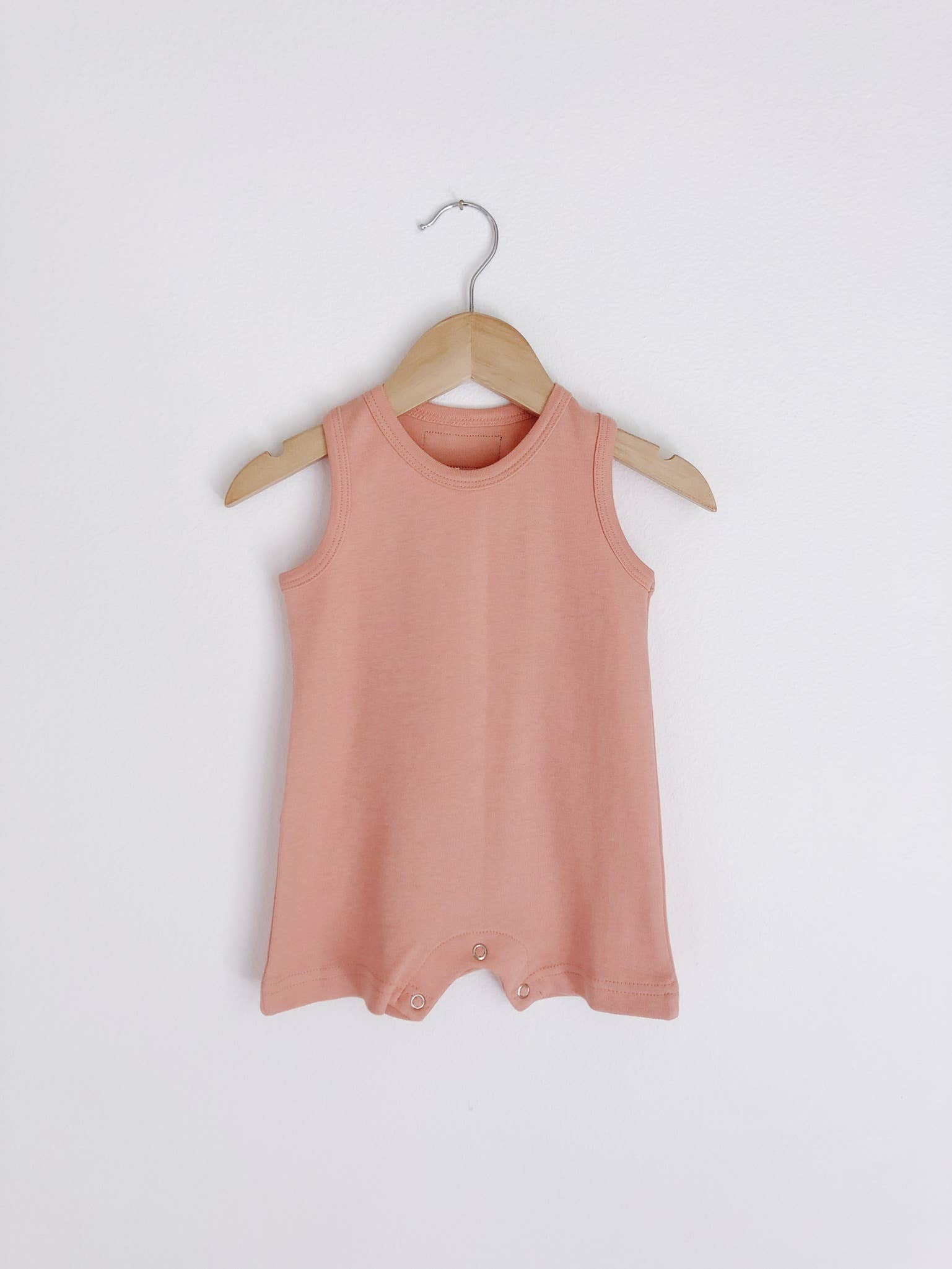 Modern Burlap - Wholesale Bodysuit (Non-Footed) - Baby - Organic Tank Romper | Solids & Prints16