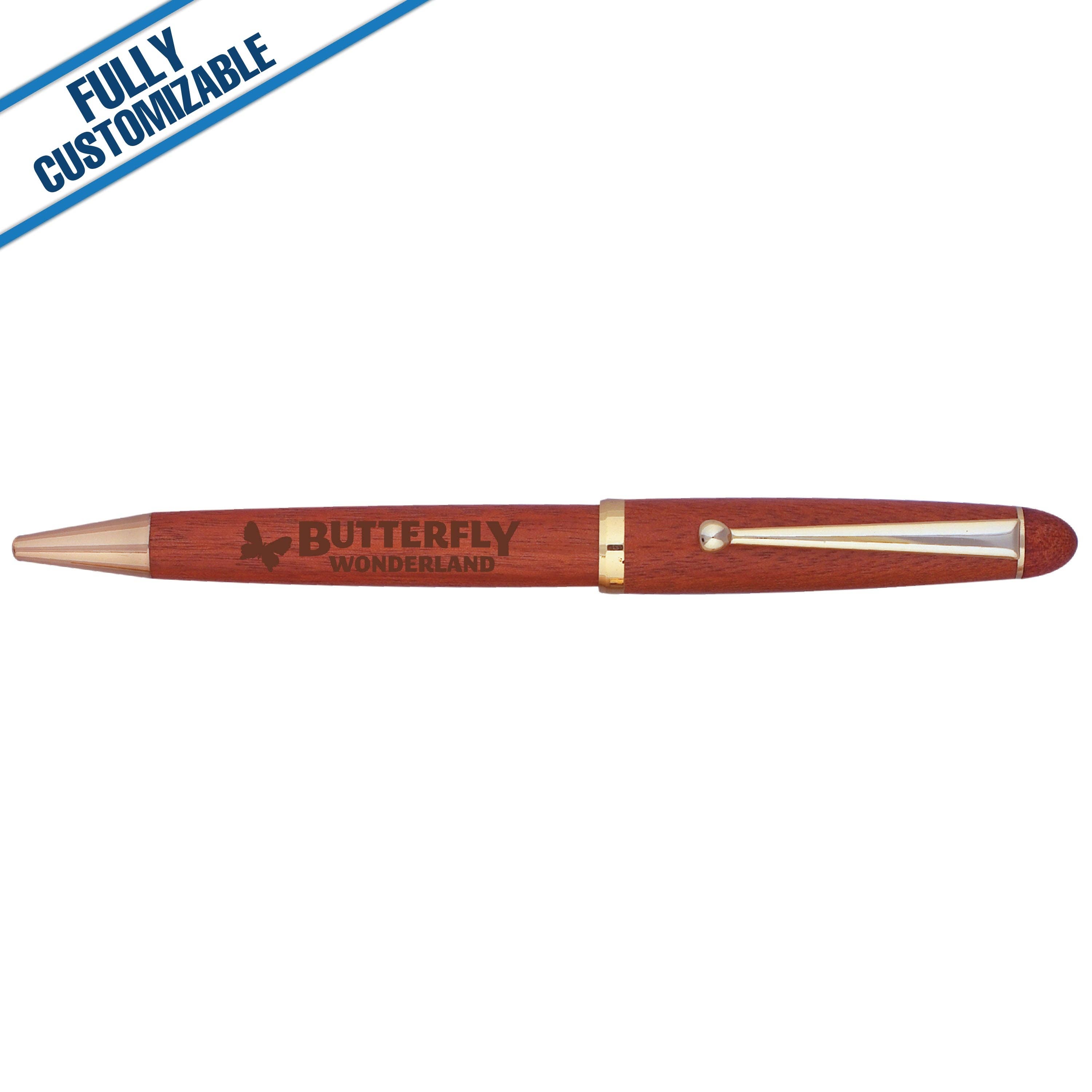 GiftWorksPlus - Wholesale Pen - Wide Bamboo/Maple/Rosewood Pen - Fully Customizable2