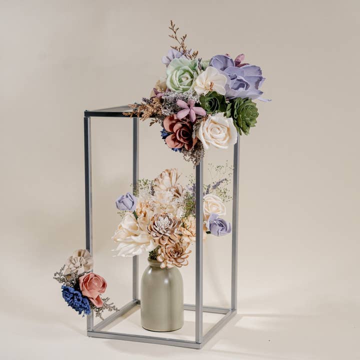 Sola Wood Flowers - Wholesale Decorative Tabletop Object - Floral Riser