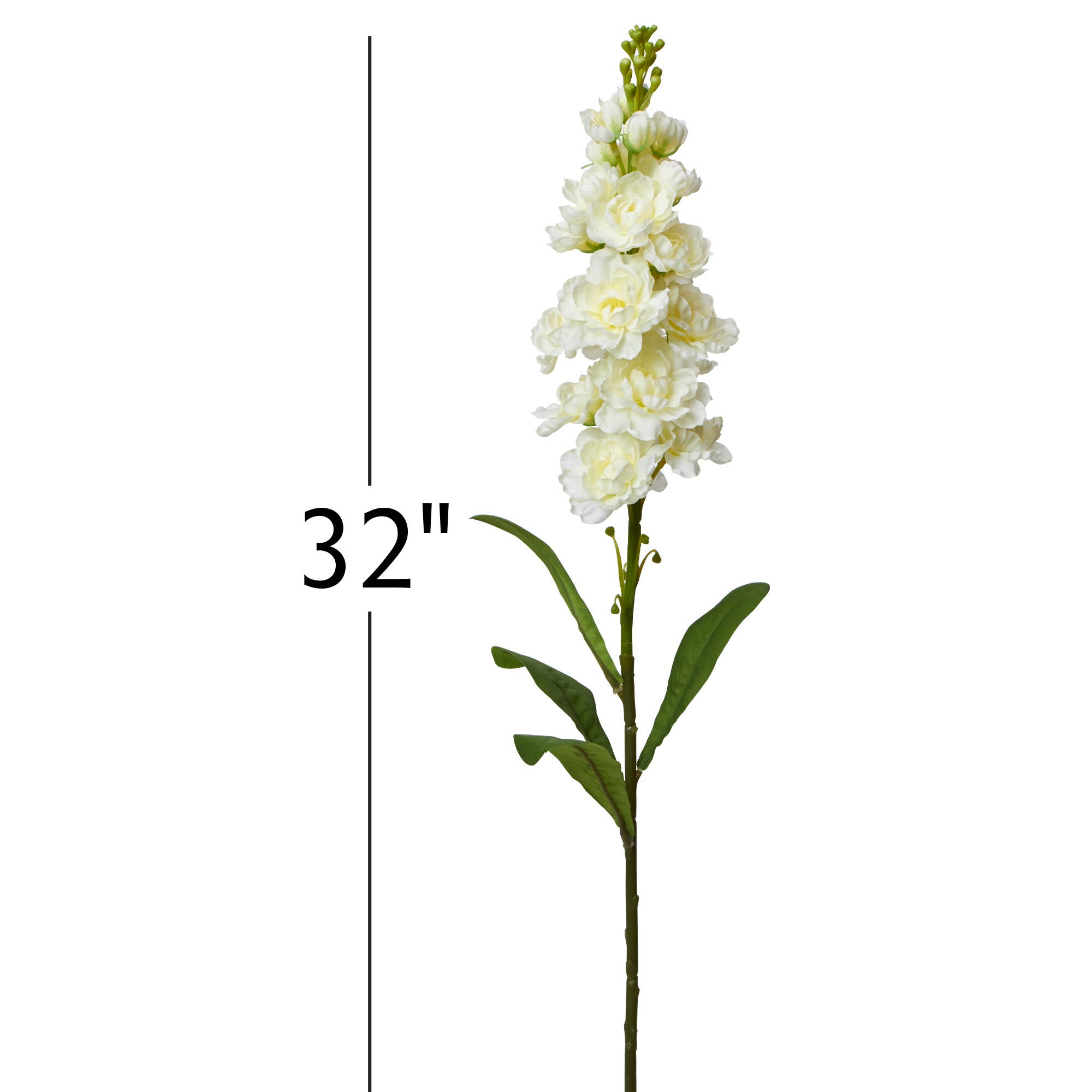 Blanc Spray artificiel en delphinium, blanc en vente sur Faire2