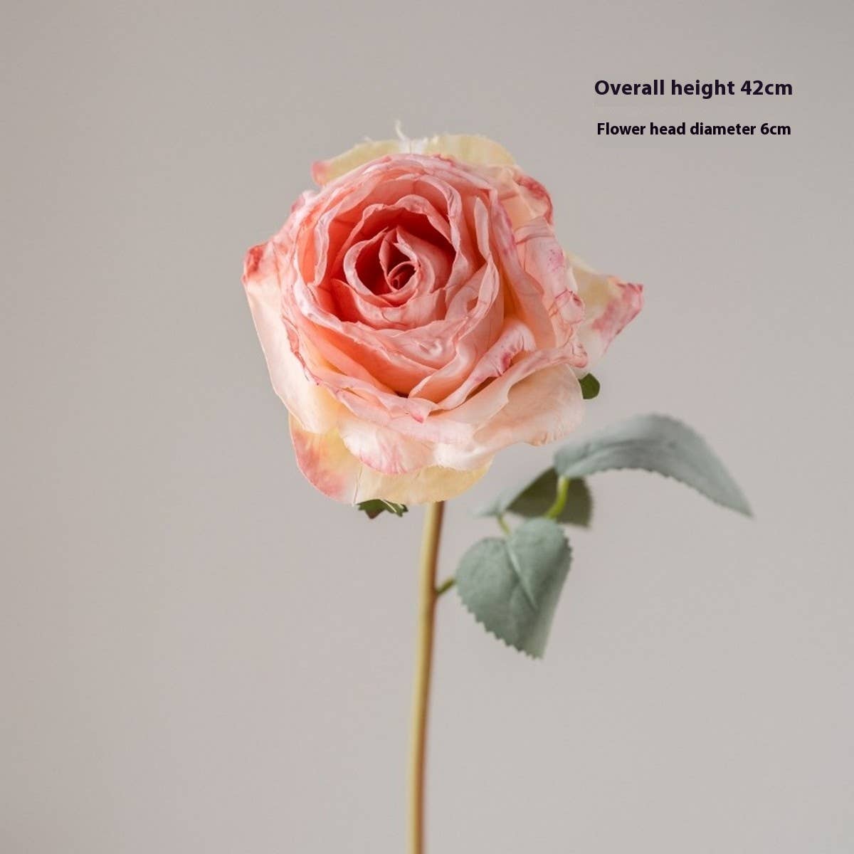 ACCITY - Wholesale Artificial Flowers - Premium Burnt Edge Rose Artificial Flower Bouquet_CWMM64690