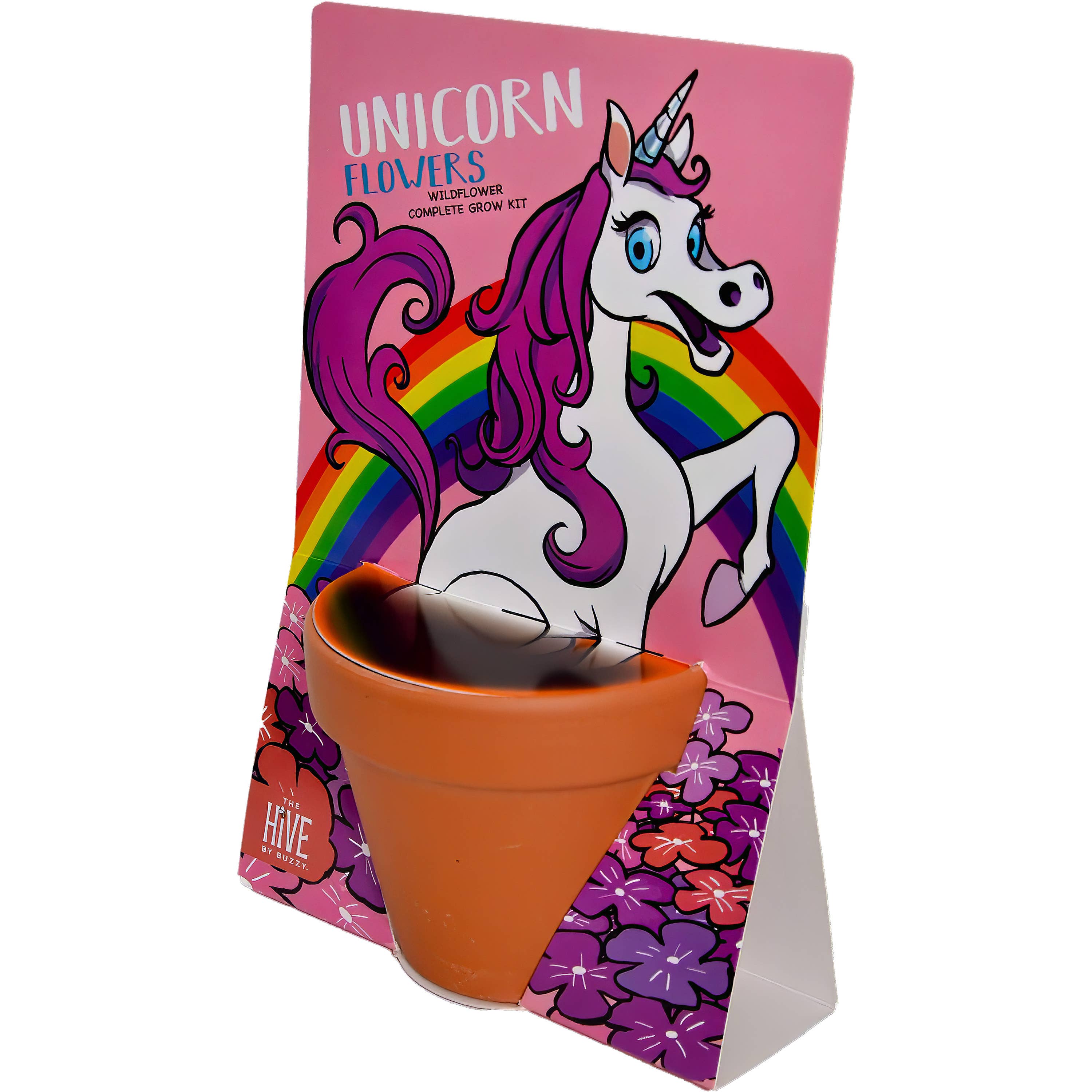 Buzzy Seeds Grow Gifts - Vente Graines de plantes - Kit de culture de fleurs de licorne fantaisiste – Cadeau de jardin d'intérieur2