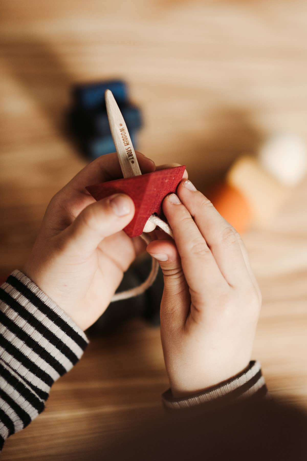 Wooden Story Sp. z o.o. - Wholesale Wood Toy - Kids - Wooden needle - for threading blocks14