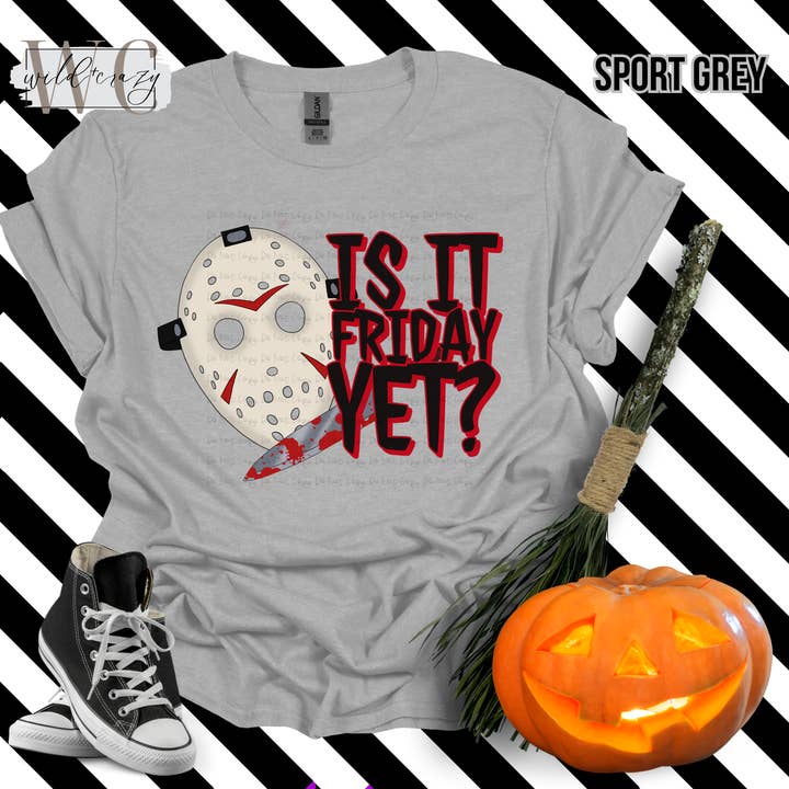 IST ES SCHON FREITAG TEE | HALLOWEEN-T-SHIRT für den Großhandel von Wild+Crazy Tees and More