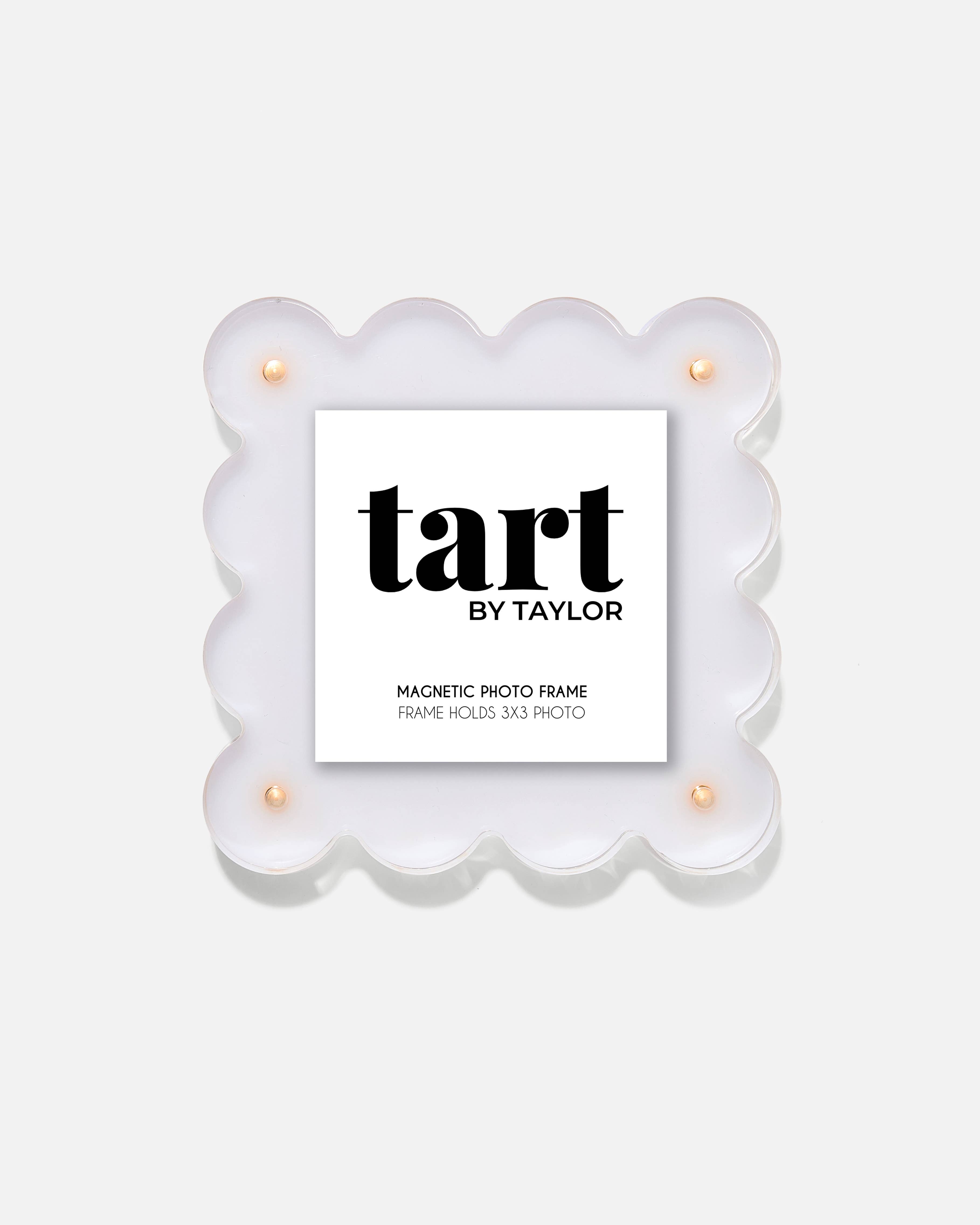 Tart By Taylor - Wholesale Picture Frame - White Mini Acrylic Picture Frame