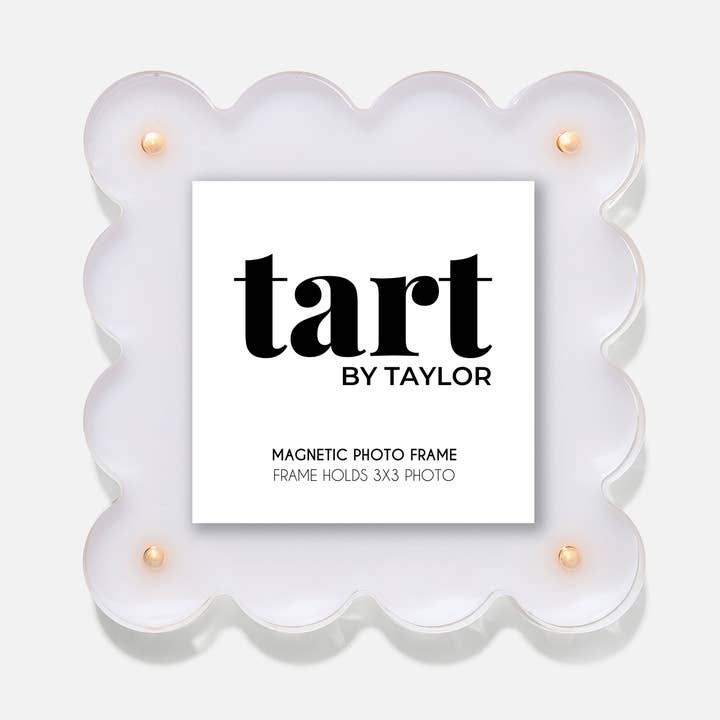 Tart By Taylor - Wholesale Picture Frame - White Mini Acrylic Picture Frame0