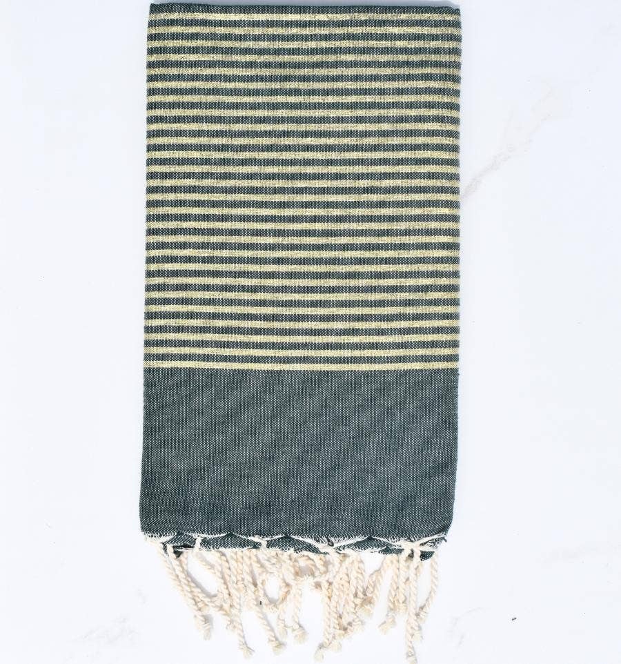Fouta Tunisia - Wholesale Beach Towel - Fouta with golden lurex threads5