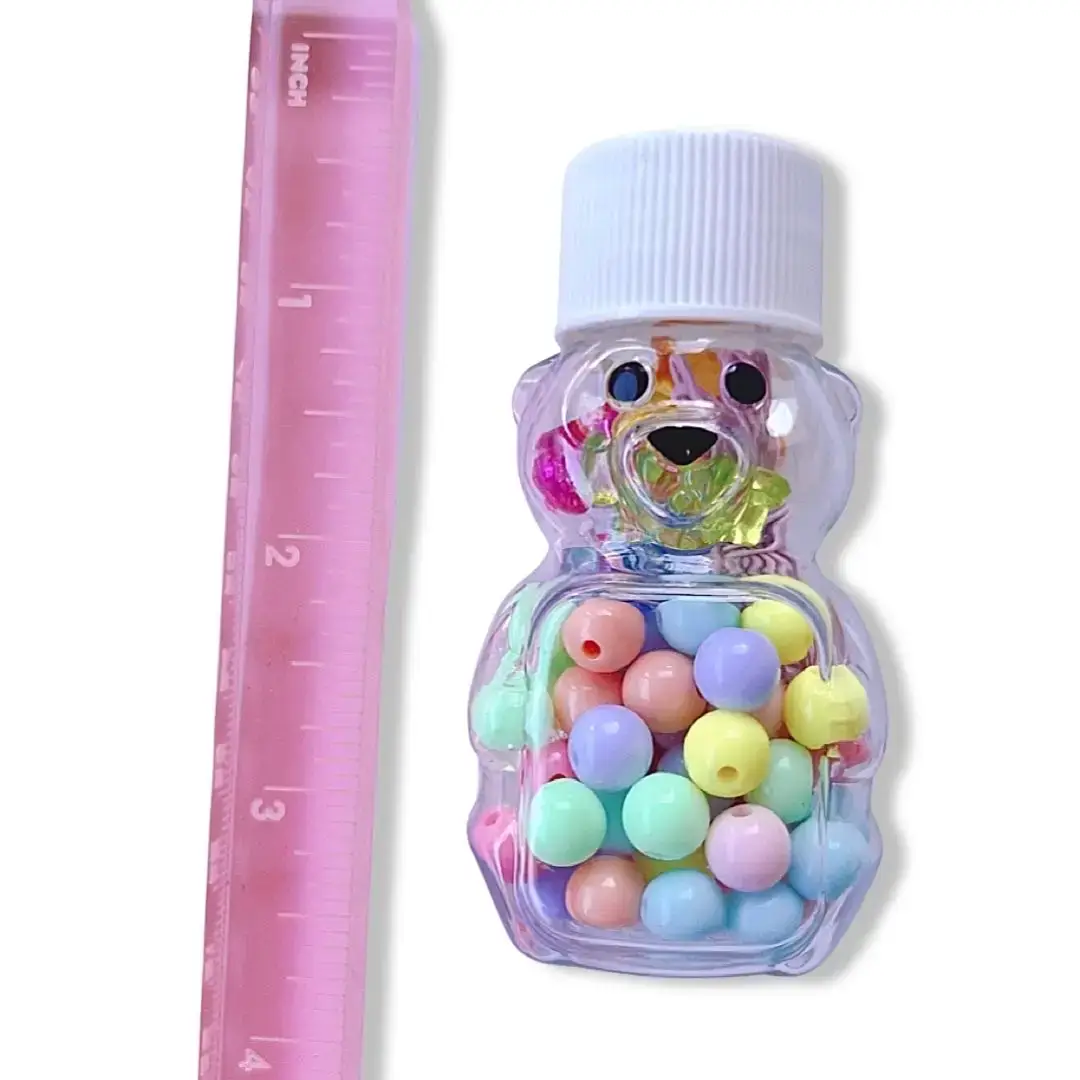 Pop Cutie Accessories & Gifts - Europe – Engroshandel DIY-smykker - Børn – Pop Cutie Gummy Bear-halskæde DIY-sæt med flaske2