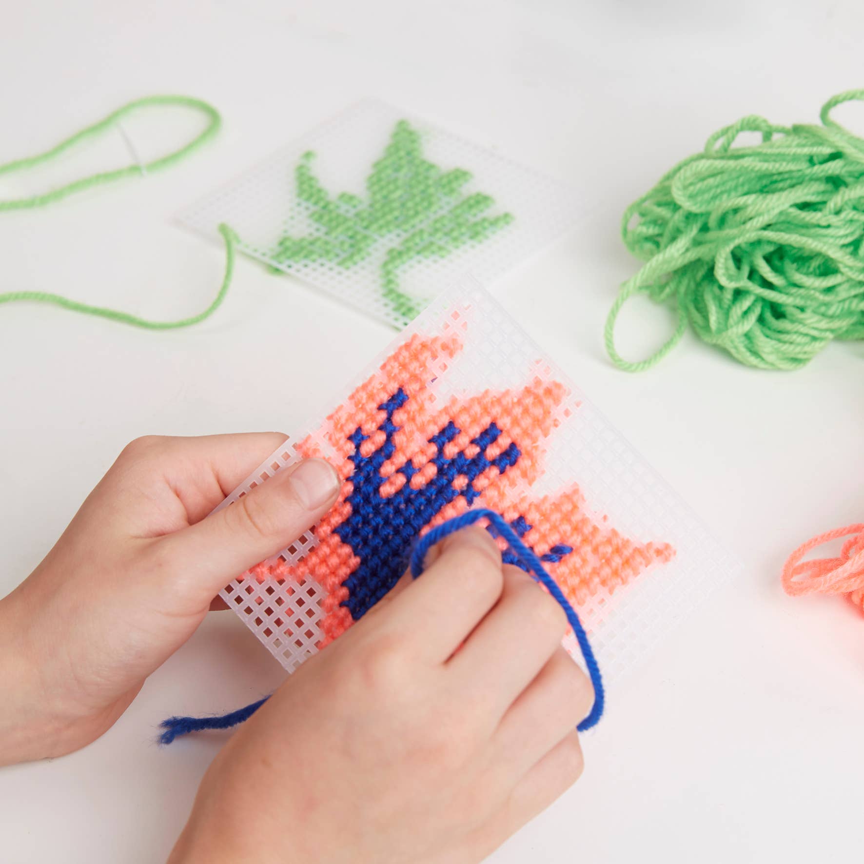 West Design Products - Wholesale DIY craft kit – Child - Royal Horticultural Society Mini Cross Stitch Kit Leaves4