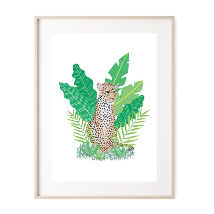 Leopard Art Print for wholesale by paigesillustrations