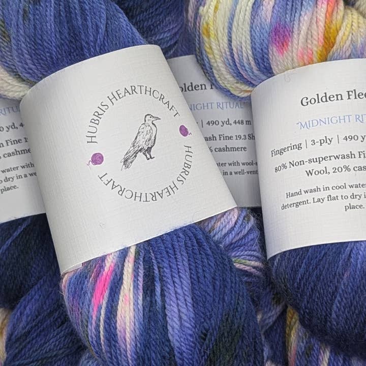 Hubris Hearthcraft - Wholesale Yarn - Midnight Ritual - Choice of Base7