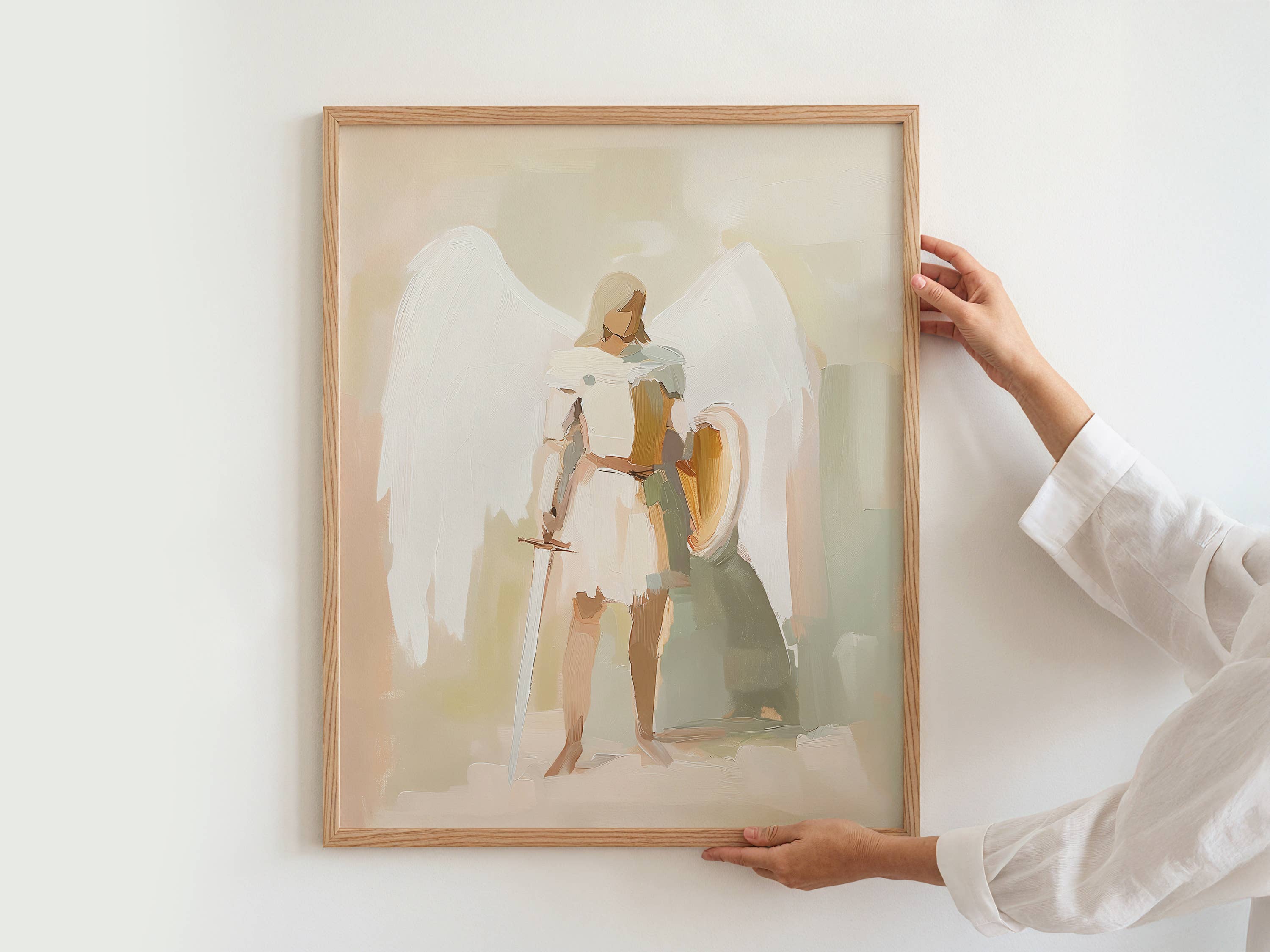 Reap+Sow - Wholesale Art print - St Michael the Archangel modern art print6