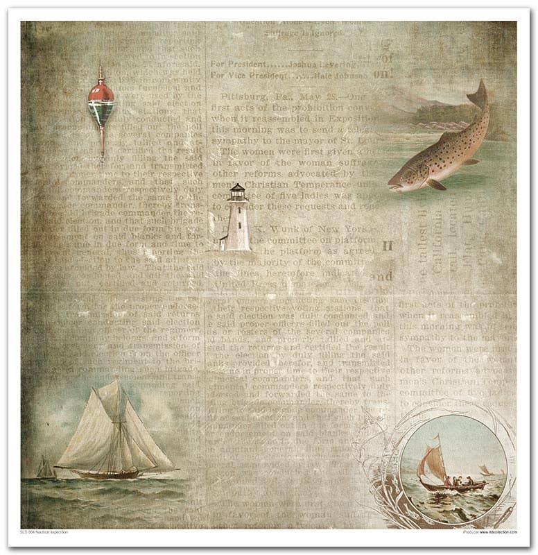 ITD Collection - Vendita all'ingrosso Scrapbooking - SLS-004 - set 11 pezzi x 310x320 mm / 12,2x12,6 in - 200 GSM3