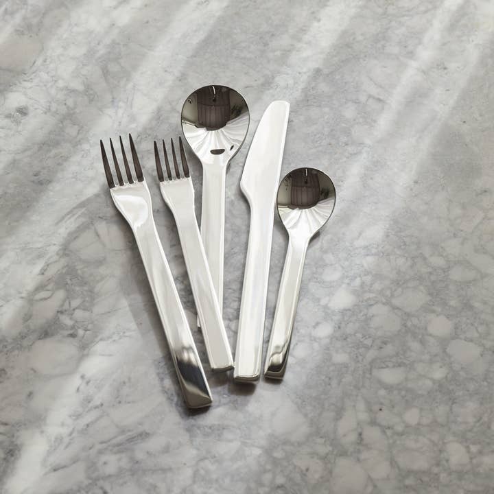 Aaron Probyn US - Wholesale Flatware Set - FLINT stainless steel flatware place setting s/5