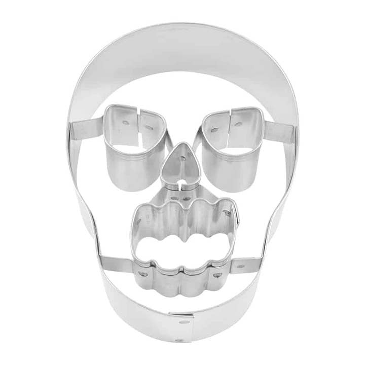 Skull Cookie Cutter (3.25") for wholesale by R&M International