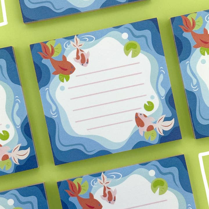 illumerie - Wholesale Sticky Notes - Koi Goldfish Post-it Sticky Note