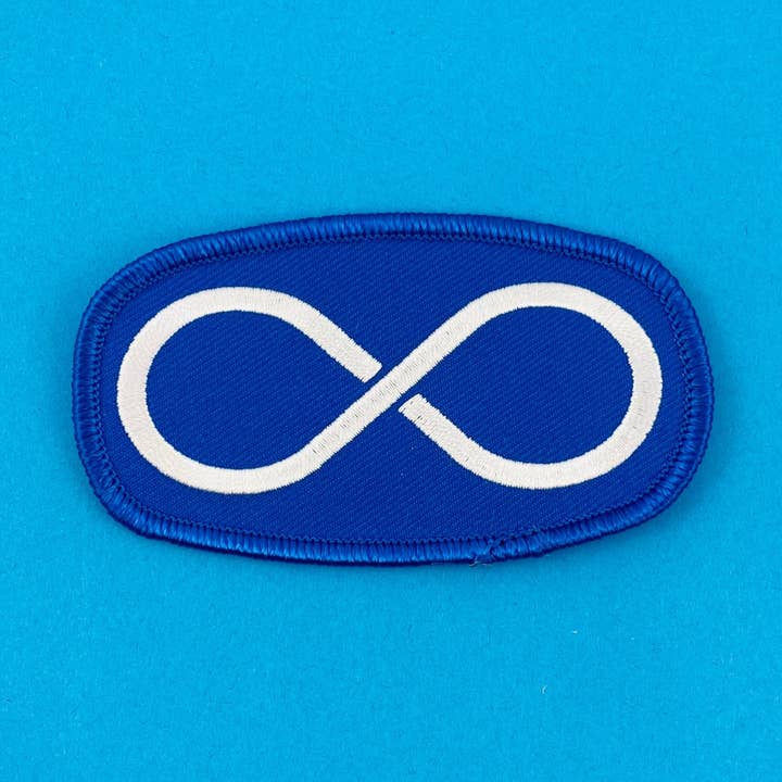 De 100% Infinity Iron On Patch voor wholesale door Ridin' High Productions