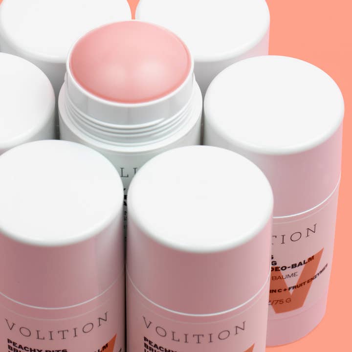 Volition Beauty - Wholesale Deodorant - Women's - Peachy Pits Brightening Underarm Deo-Balm2
