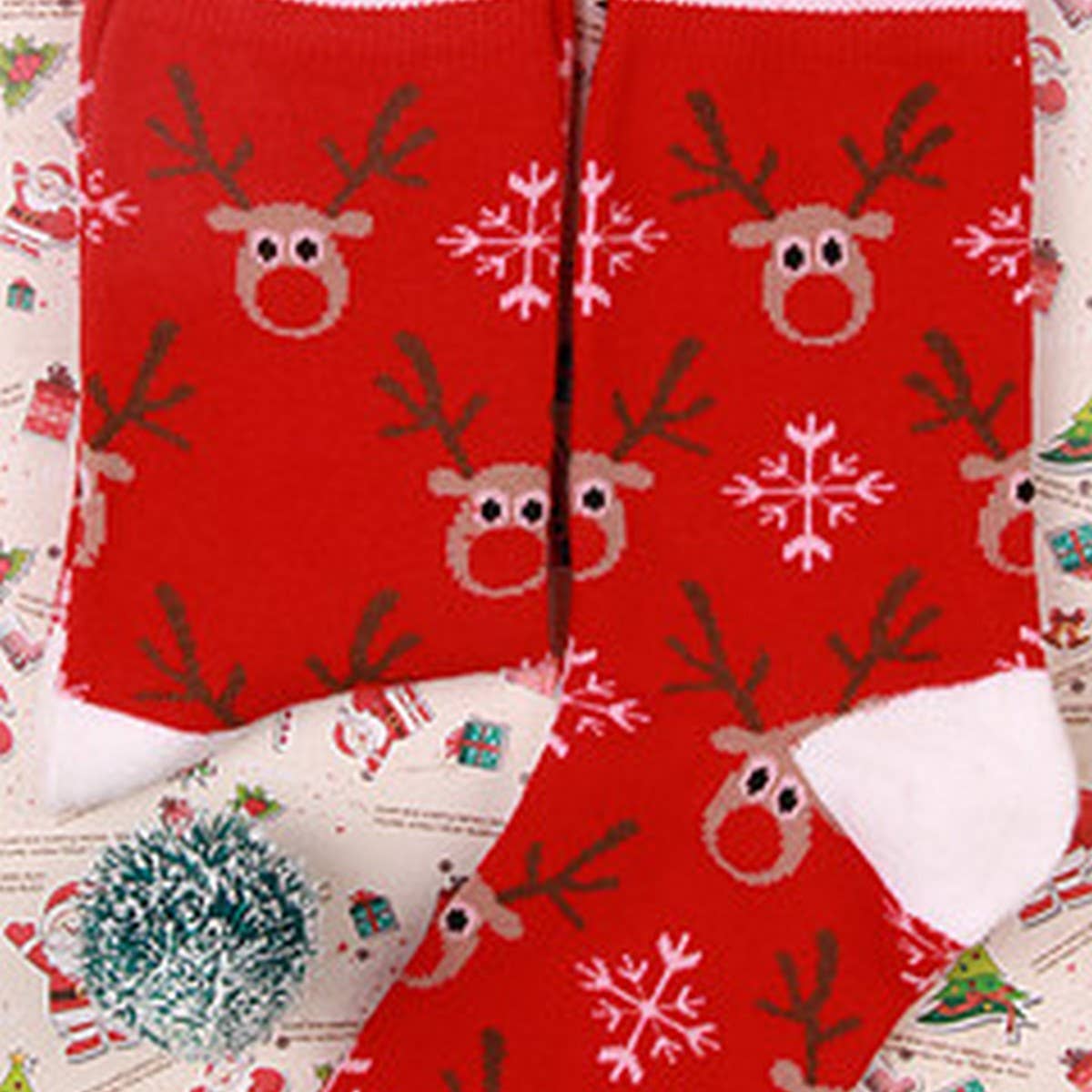 NINEXIS - Wholesale Socks - Unisex - CWMS03021_CHRISTMAS CREW SOCKS FOR MEN AND WOMEN GIFT1