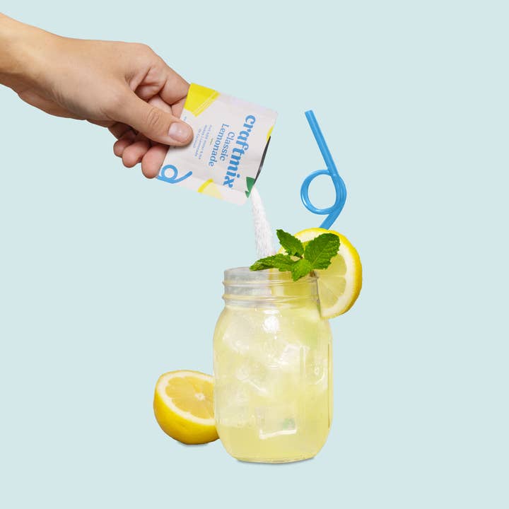 Craftmix - Wholesale Beverage Mix - Classic Lemonade & Cocktail/Mocktail Mixer - Single Packets