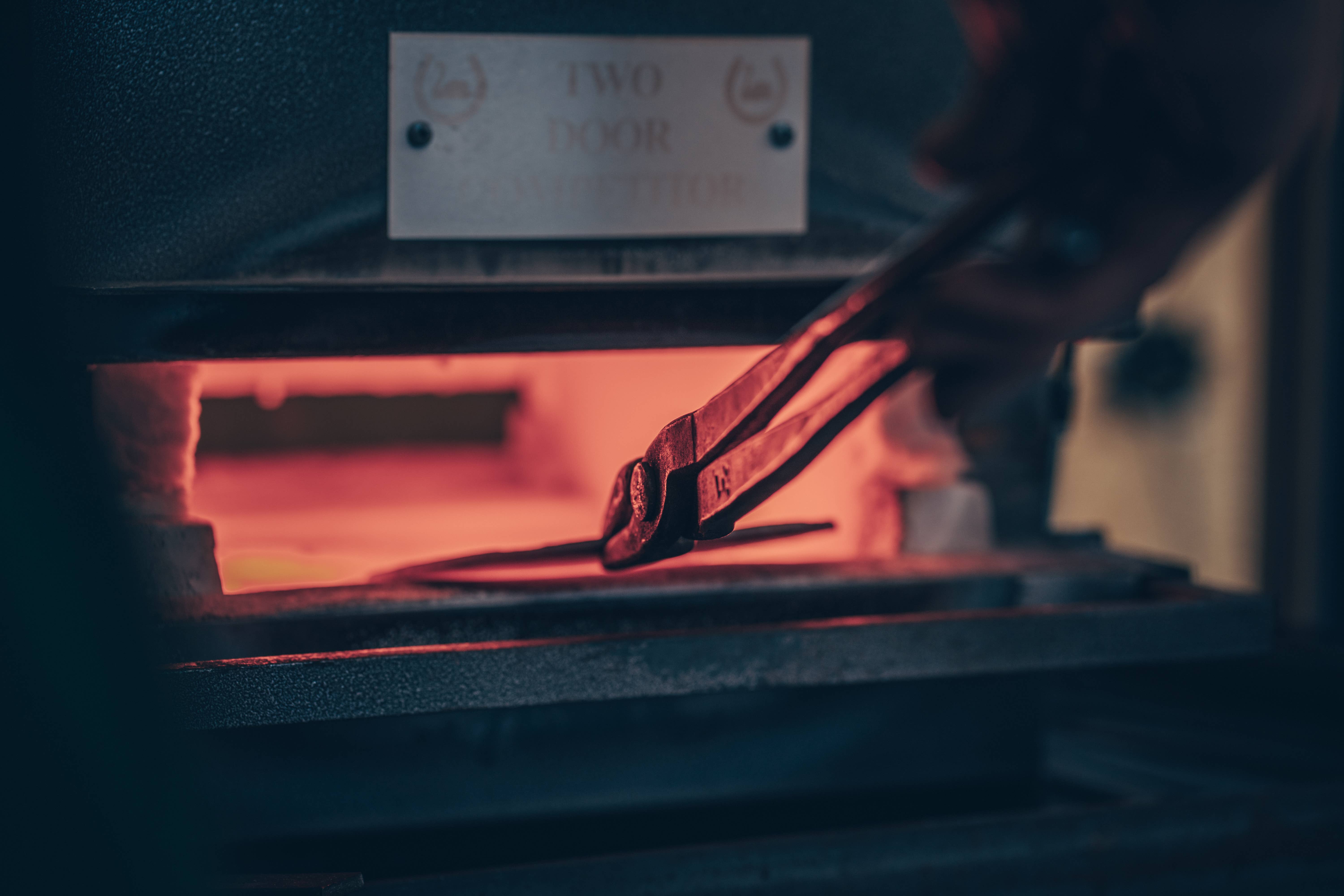 Coach House Forge – wholesale Candle holder – Handforged Smooth Pressed Iron Candle/Ring Dish1