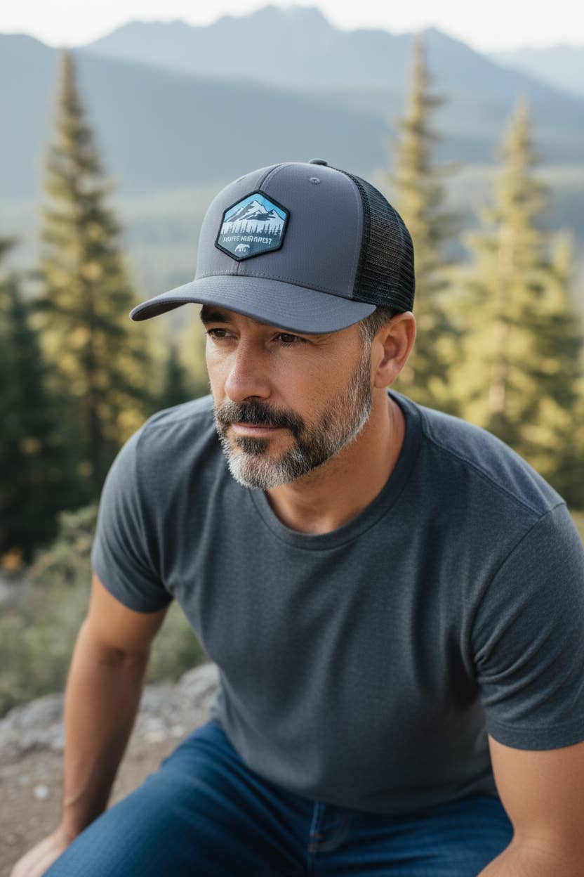 PNW Apparel – wholesale Truckerkeps – Unisex – Pacific Northwest Trucker-mössa med2