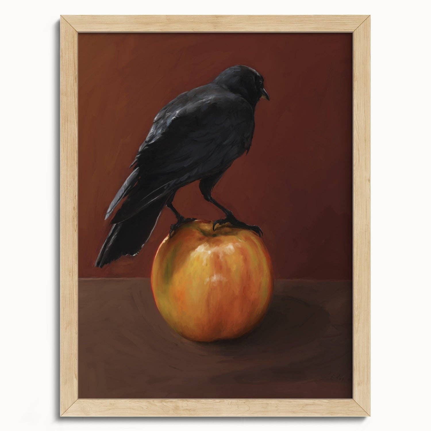 The Ugly Cat Studio - Wholesale Art Print - Moody City Crow Art Print16