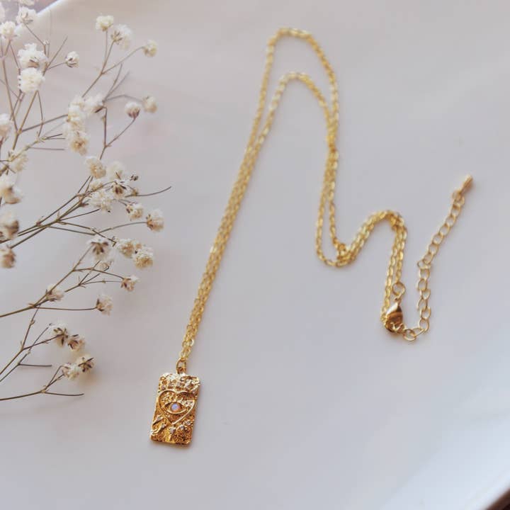 Tarot kort charme halskæde for engroshandel hos Oh So Lovely