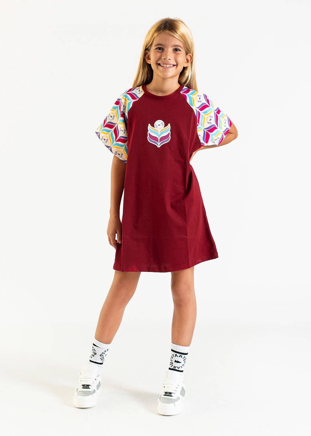 Startup Wear – wholesale Dress – Kids – OPTICAL ALL-OVER DRESS