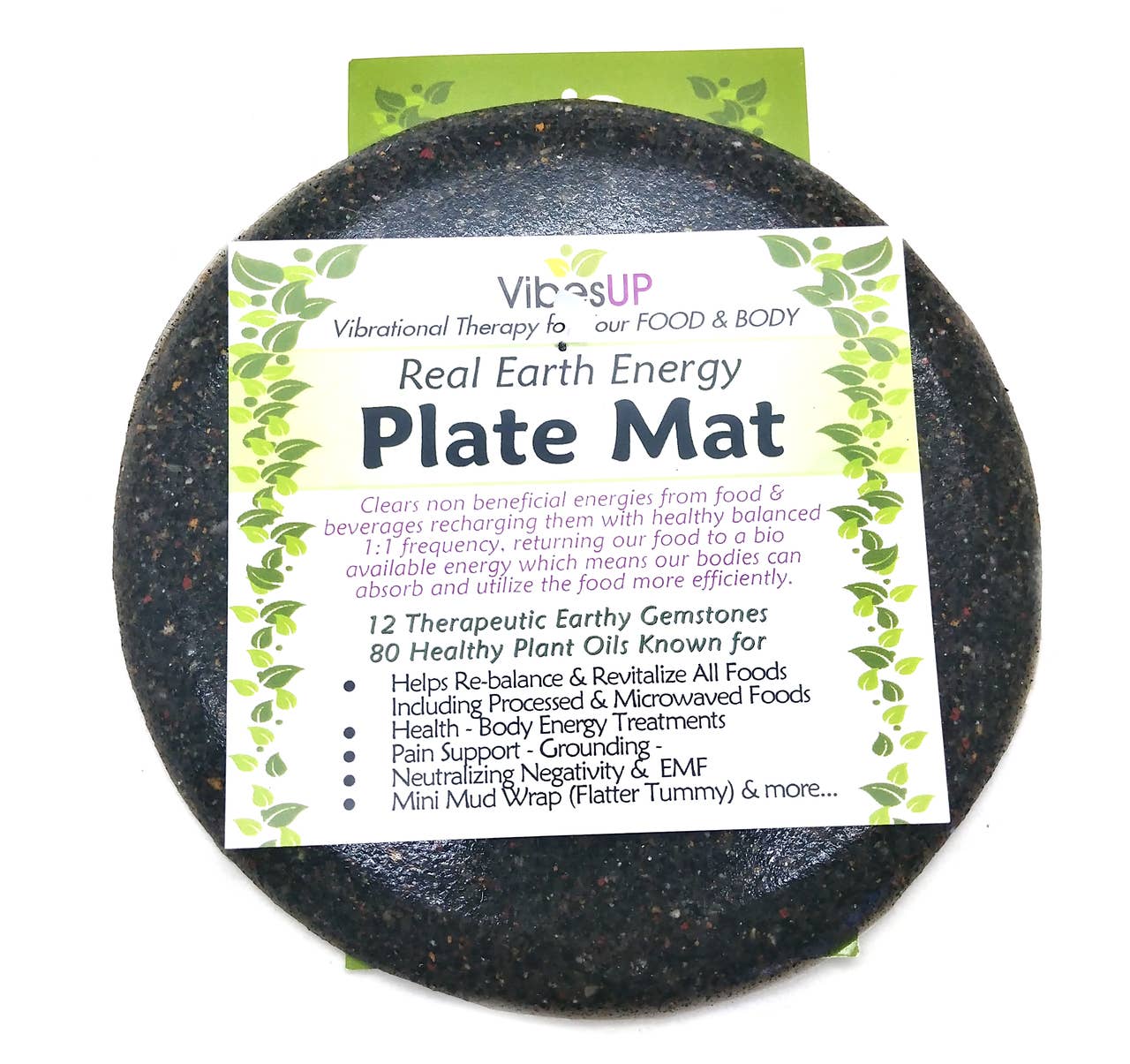 Vibesup – wholesale Meditation supplies – Earth Energy Plate Mat1