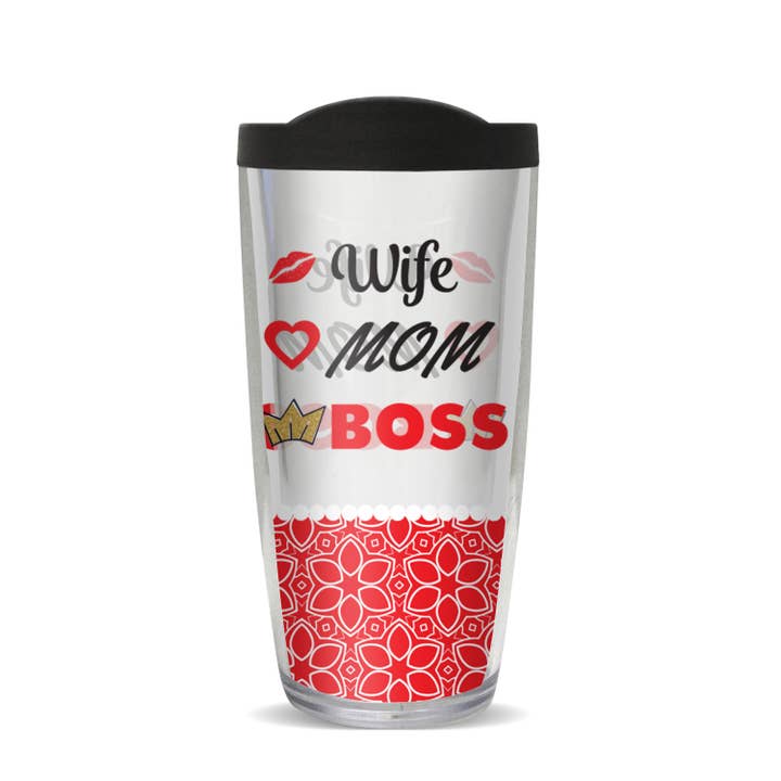 Wife, Mom, Boss Tumbler for wholesale by FREEHEART
