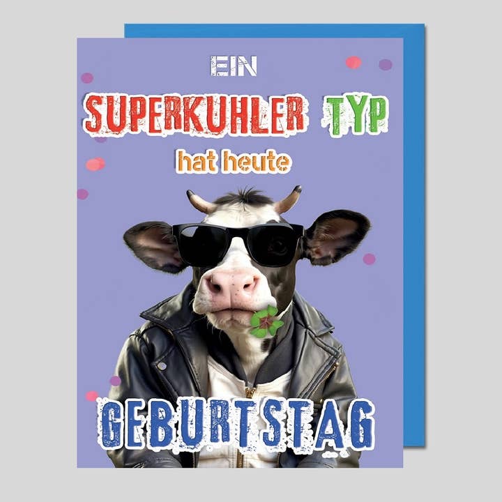 UK-35050 Super Cooler Birthday Card for wholesale by Michel-Verlag GmbH