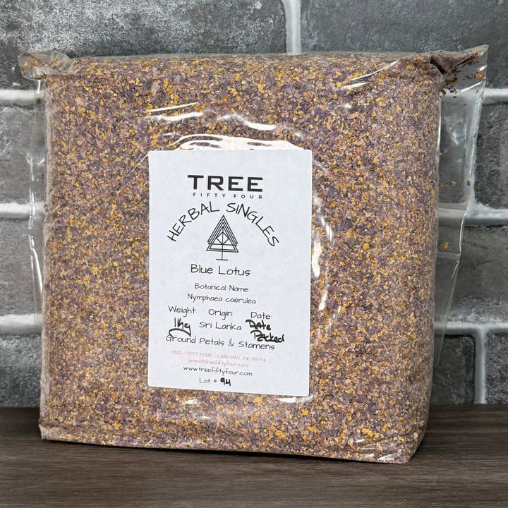 Tree Fifty Four - Wholesale Loose Tea - Blue Lotus Ground Petals & Stamens | 2oz - 1 KG | Bulk Herbs