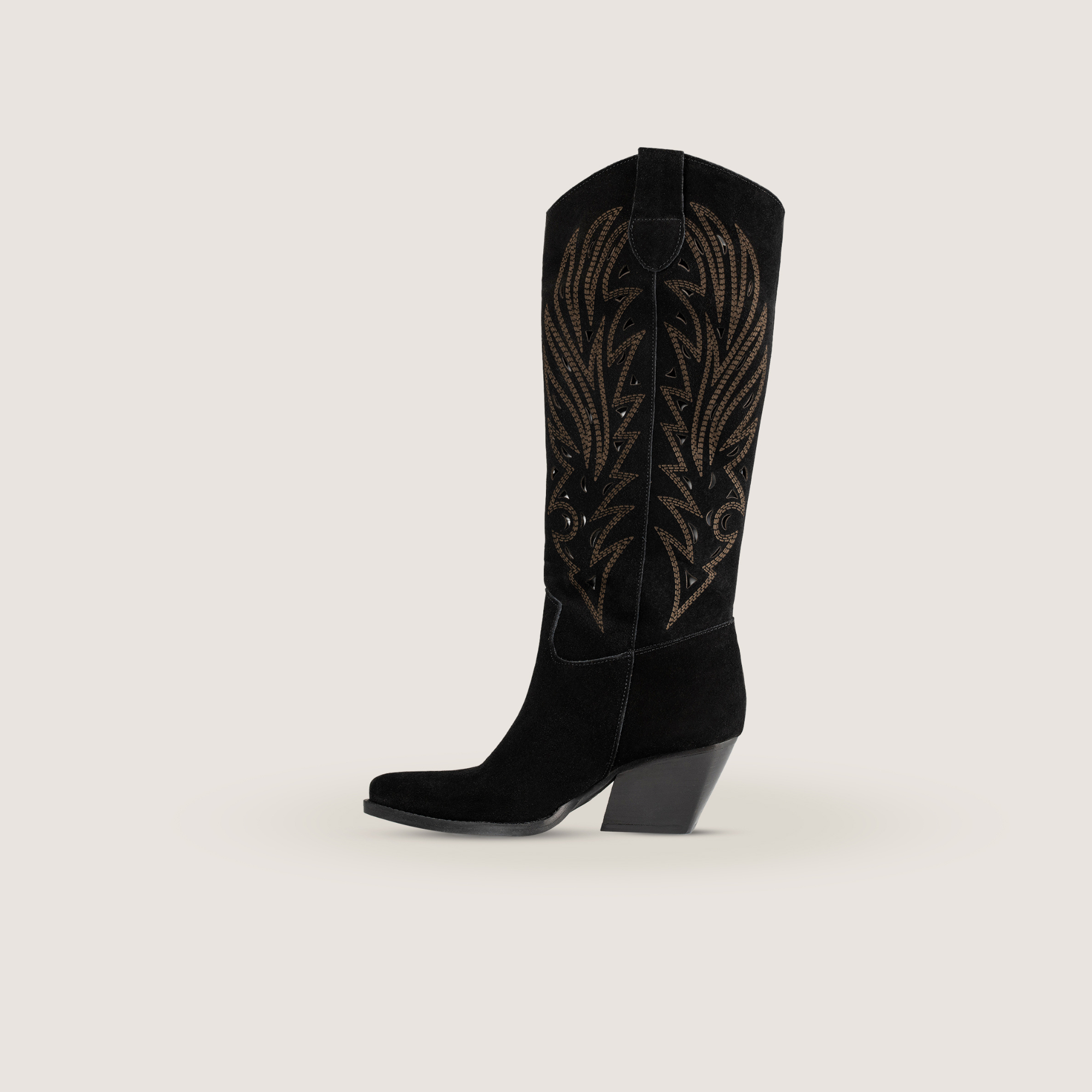 Kali Shoes - Vendita all'ingrosso Stivali da cowboy - Donna - Stivali Texani Rea Nero2