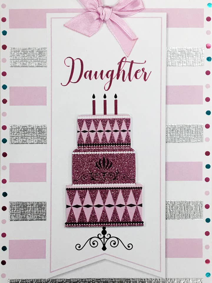 RDG Birthday Greeting Cards - Daughter (3pk) 19827 for wholesale by A-Line Greetings