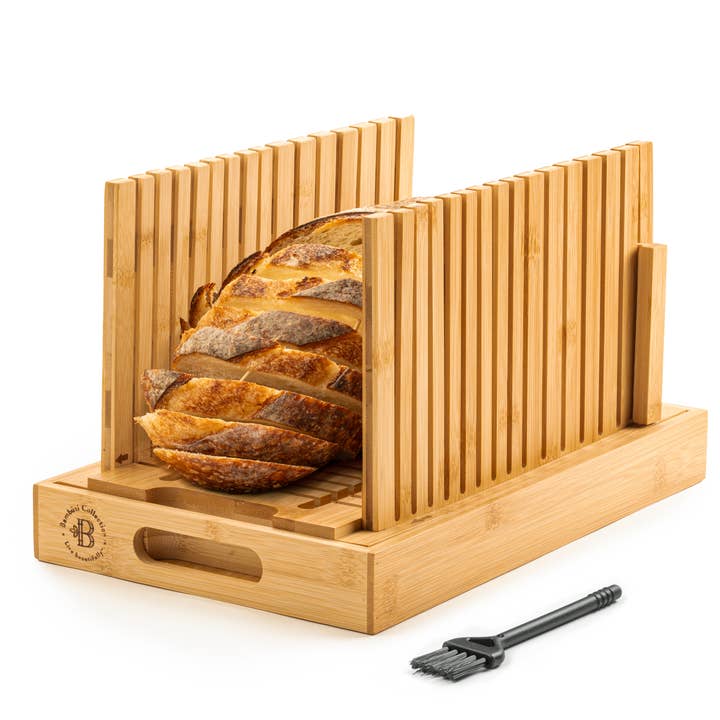 Bambusi - Wholesale Bread Mix - Adjustable Bamboo Bread Slicer for Homemade Loaves16