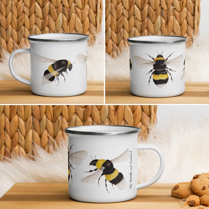 Tazza da campeggio smaltata con 3 api, Bumblebee Outdoor all'ingrosso per  il tuo negozio - Faire Italia
