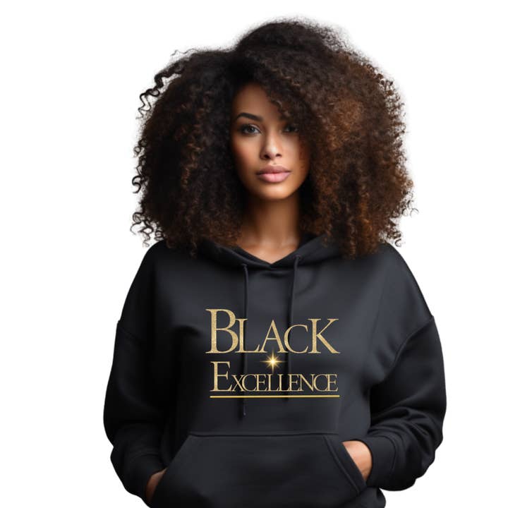 Melanin E-Commerce - Wholesale Hoodie - Men's - Black Excellence - Hooded Sweatshirts0