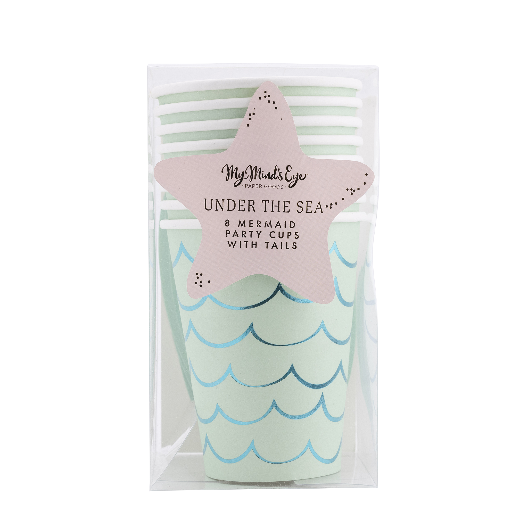 My Mind’s Eye – wholesale Engångskopp – SEA1011 - Mermaid Tail Partykoppar i papper - 12 oz3