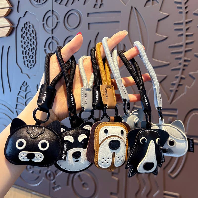 MKS America - Wholesale Keychain - Women's - Creative Leather Puppy Series Keychain Pendant8