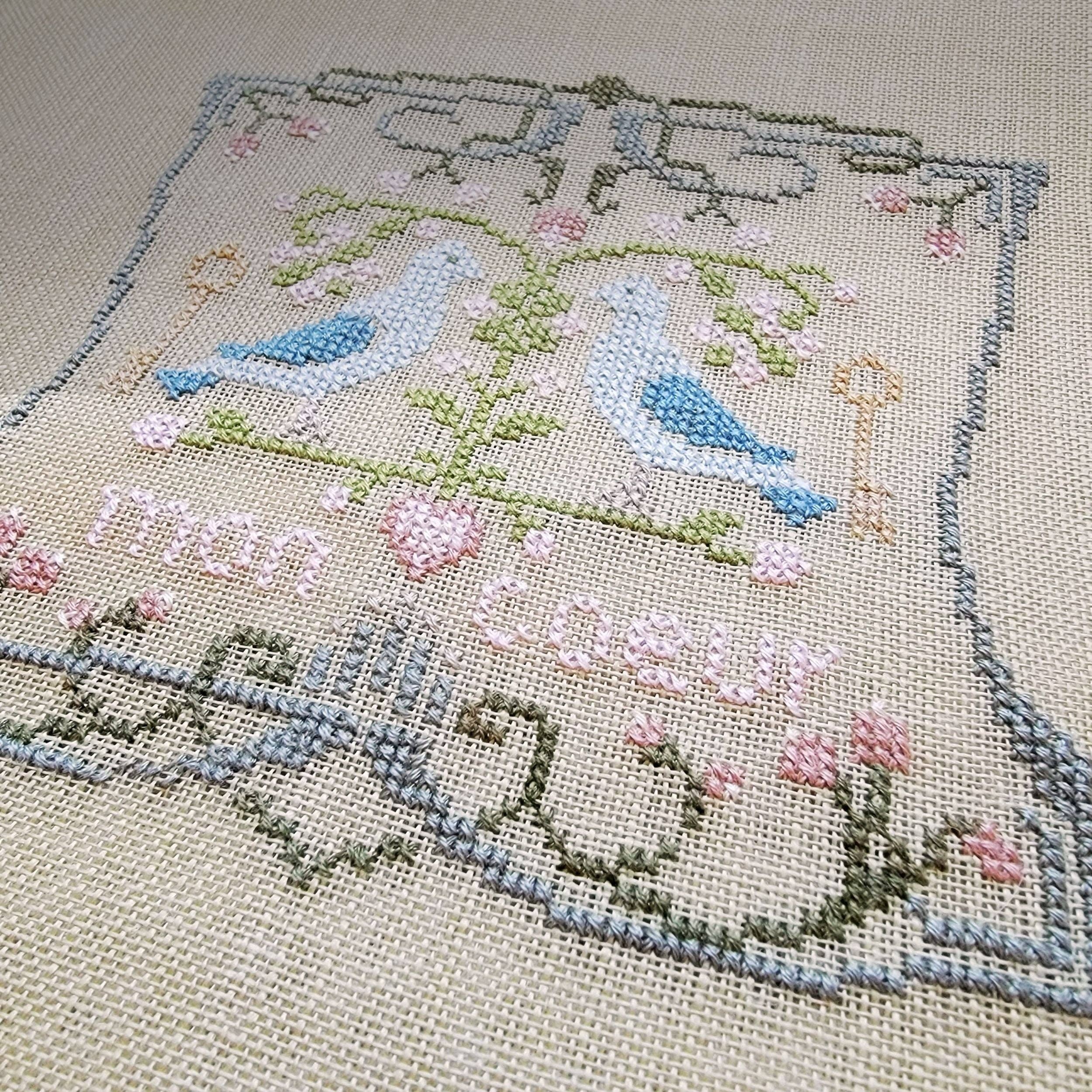 The Wishing Thorn - Wholesale Embroidery/Cross Stitch Supplies - Mon Coeur Valentine's Cross Stitch Pattern3