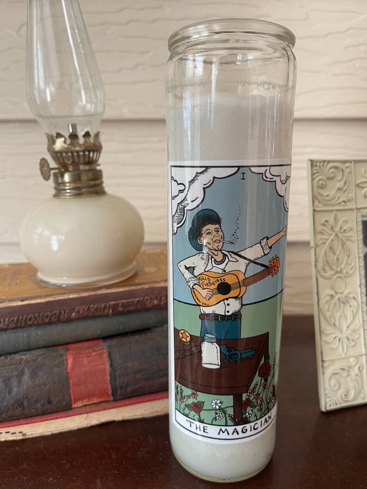 Outlaw Prayer Candle(s): Full Color for wholesale by The Outlaw Oracle