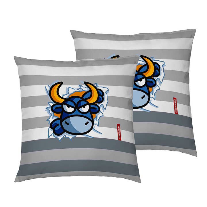 Grey Pillow Covers 65X65 (2) Cm Kukuxumusu Breaking Dreams for wholesale on Faire