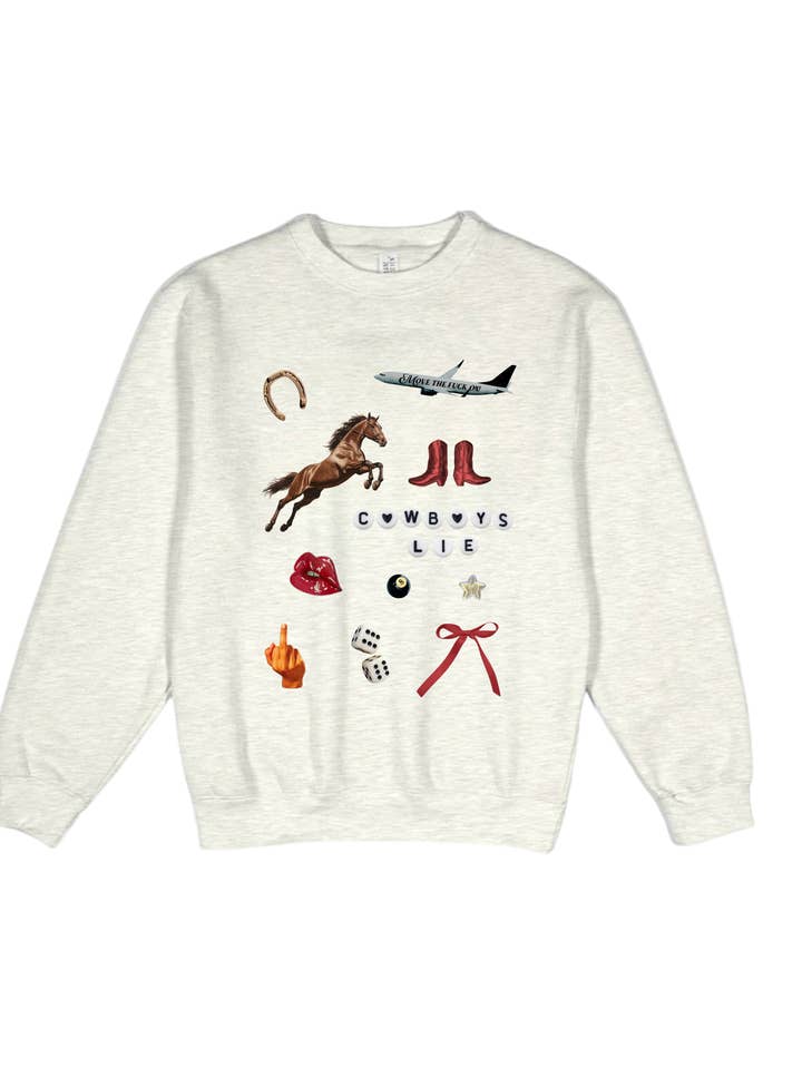 Cowboys Lyver - Collage - Crew for engroshandel hos Ward Whimsey