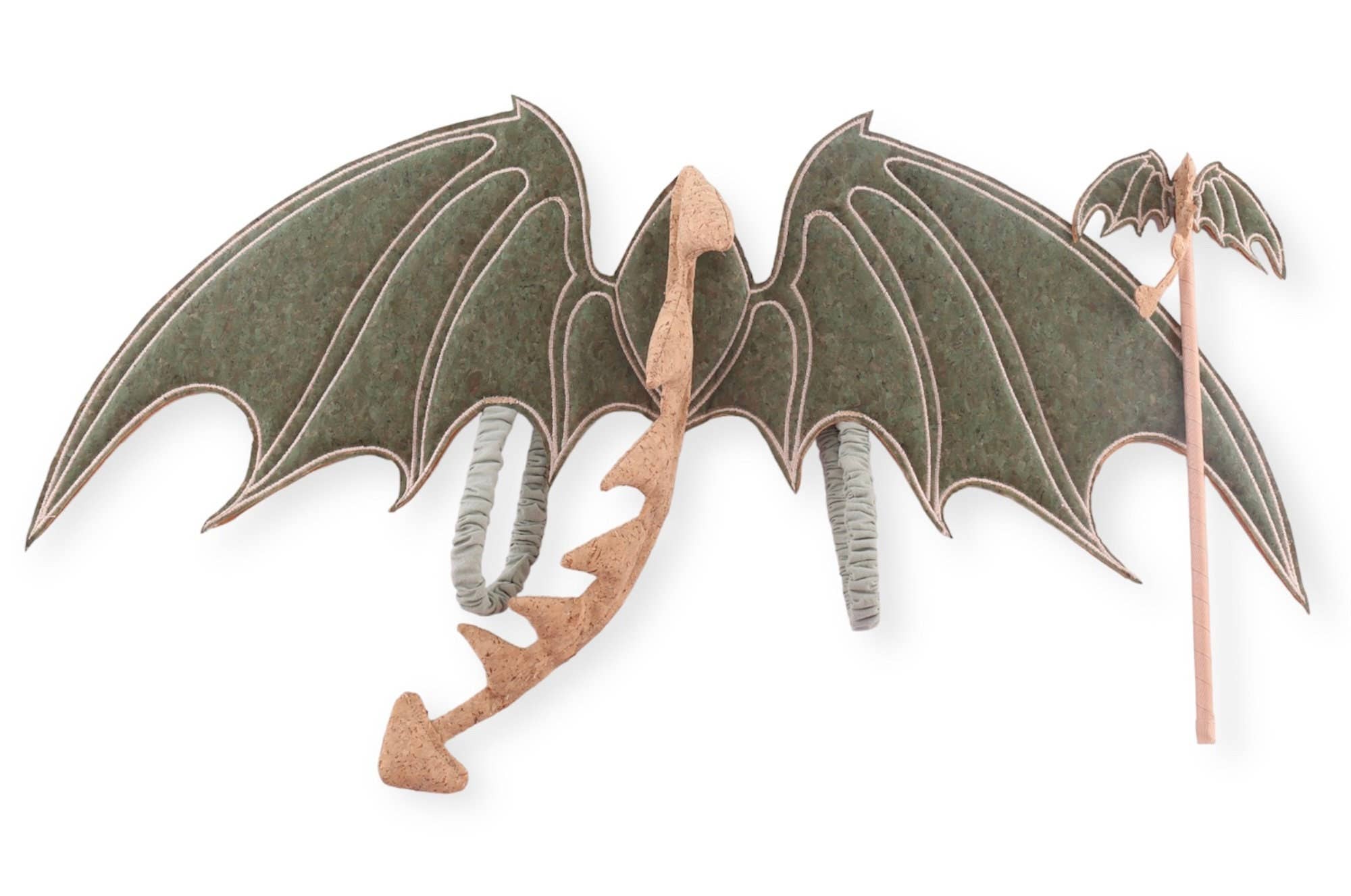 Three Tots - Wholesale Costume – Child - Cork Leather Whimsical Dragon Wings2